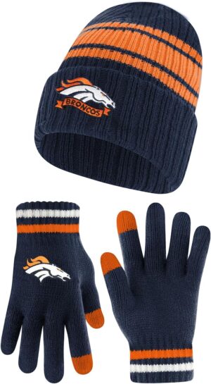 Ultra Game Youth NFL Official Super Soft Team Stripe Winter ...