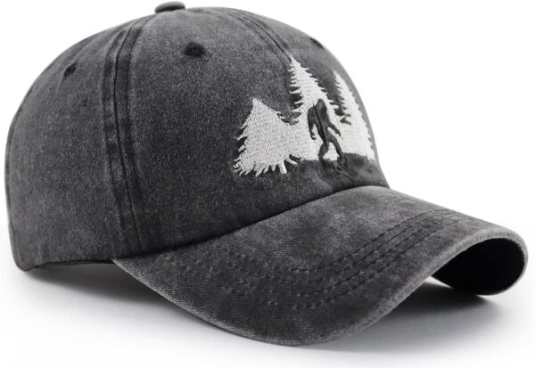 Bigfoot Hats for Men Women, Funny Adjustable Cotton Embroide...