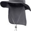 Home Prefer Outdoor UPF50+ Mesh Sun Hat Wide Brim Fishing Ha...