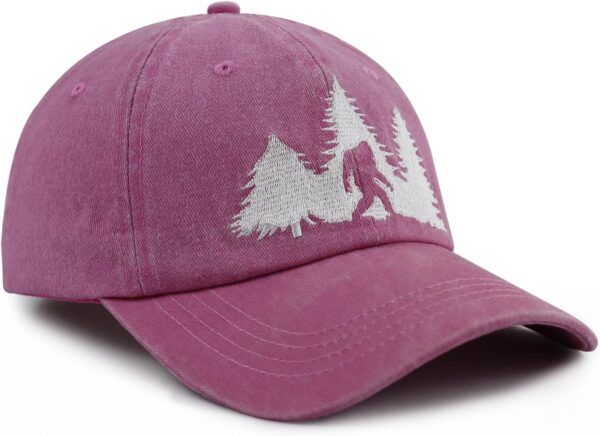 Bigfoot Hats for Men Women, Funny Adjustable Cotton Embroide...