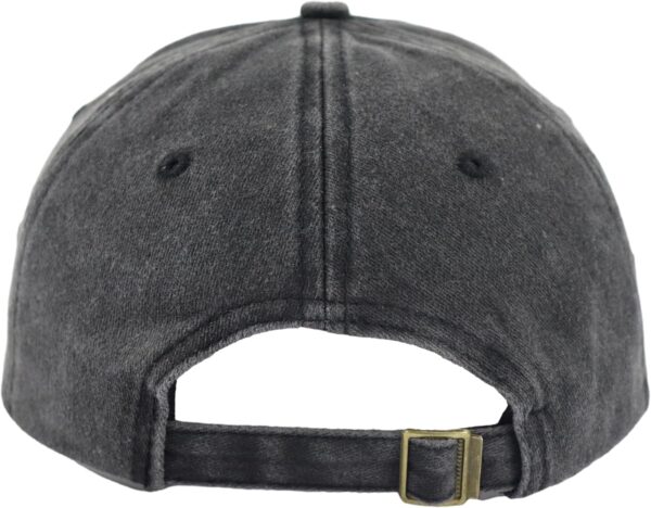 Unisex UFO Bigfoot Denim Hat Adjustable Washed Dyed Cotton D...