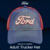 Ford Truck Hat, Logo Mesh Adjustable Baseball Cap with Curve...