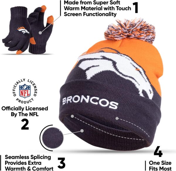 Ultra Game Youth NFL Official Super Soft Winter Beanie Knit ...