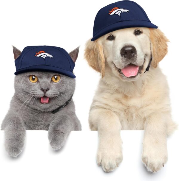 Littlearth Denver Broncos NFL Pet Baseball Hat, Extra Small