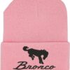 Bronco Beanie Cap Vintage Car Lover Embroidered Winter Hat