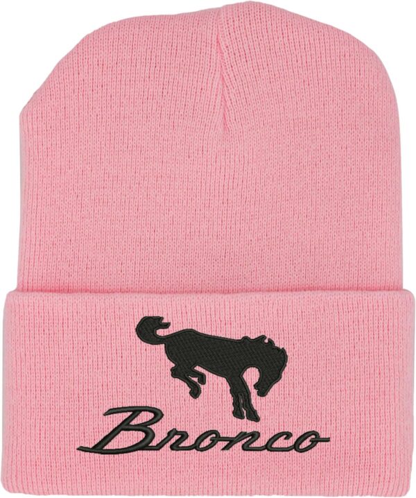 Bronco Beanie Cap Vintage Car Lover Embroidered Winter Hat