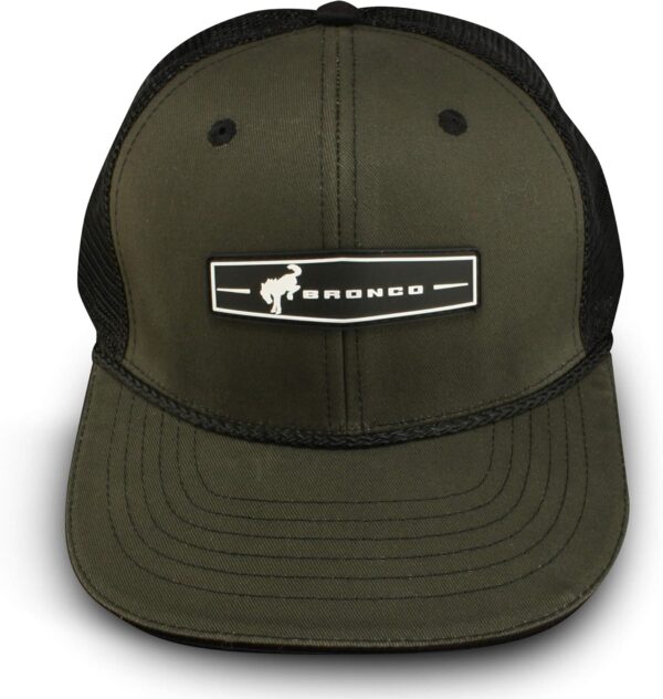 Ford Bronco Baseball Cap, Mesh Back Rubber Patch Trucker Hat...