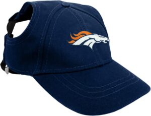 Littlearth Denver Broncos NFL Pet Baseball Hat, Extra Small