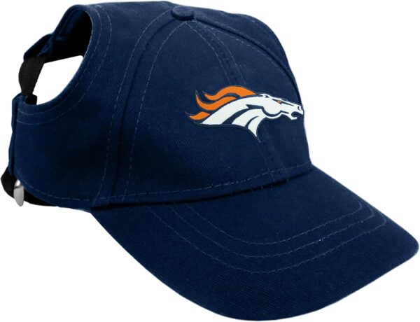 Littlearth Denver Broncos NFL Pet Baseball Hat, Extra Small