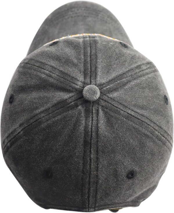 Football Embroidered Baseball Hat, Adjustable Unisex Cotton ...