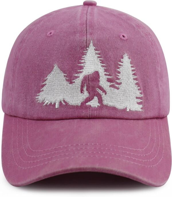Bigfoot Hats for Men Women, Funny Adjustable Cotton Embroide...