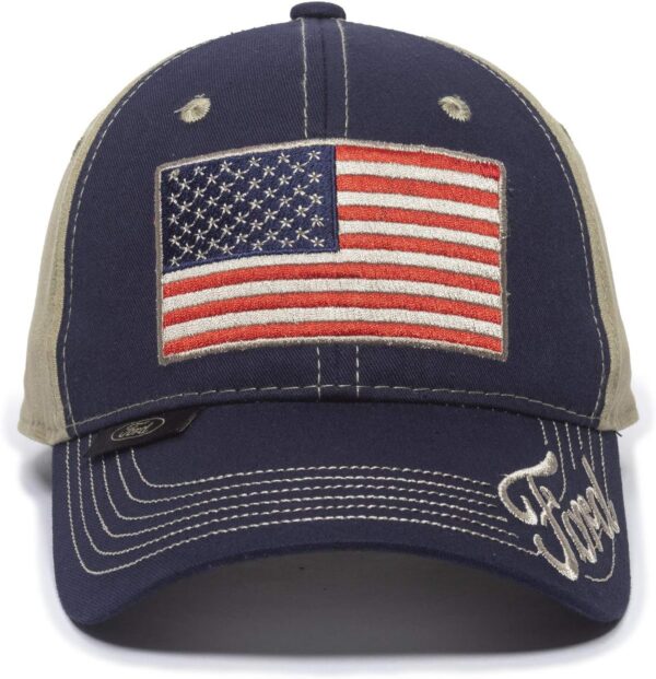 Outdoor Cap FRD10A, Navy/Khaki, One Size Fits Most