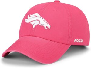 FOCO Men's NFL Team Logo Magenta & White Casual Hat Caps