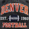 Football Embroidered Baseball Hat, Adjustable Unisex Cotton ...