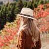 Pineapple&Star Sun Straw Fedora Beach Hat Fine Braid UPF50+ ...