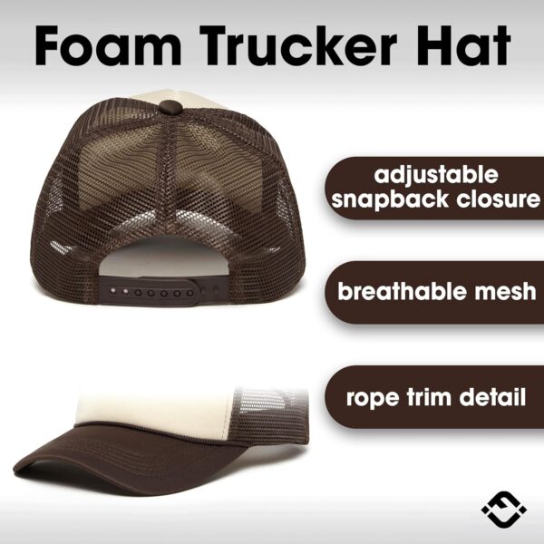 Funky Junque Premium Mesh Snapback Trucker Hat - Stylish Com...