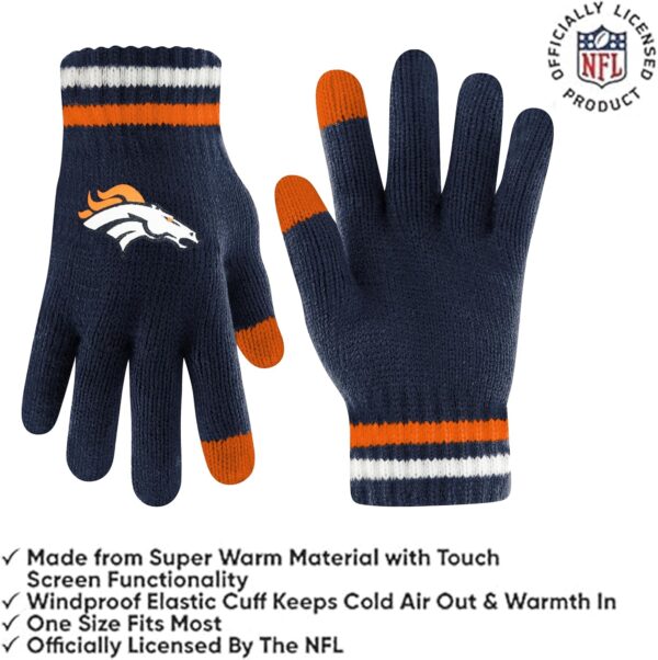 Ultra Game Youth NFL Official Super Soft Team Stripe Winter ...