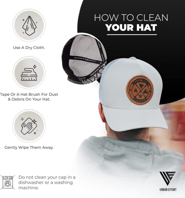 Urban Effort Mesh Back Cap - for Men and Women Baseball Hat ...