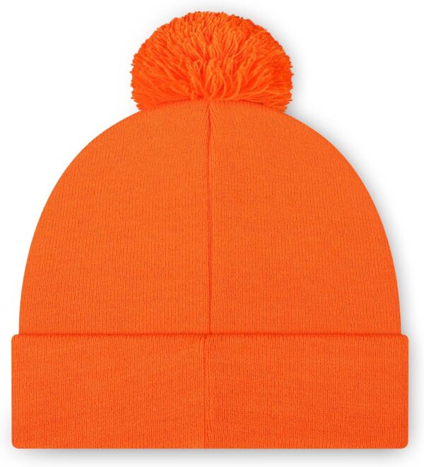 FOCO NFL Team Logo Basic Pom Beanie Hat
