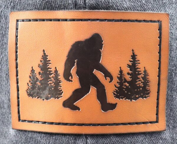 Unisex UFO Bigfoot Denim Hat Adjustable Washed Dyed Cotton D...