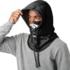 FOCO NFL Team Logo Black Drawstring Winter Cap Hooded Gaiter...