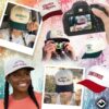 Funky Junque Vintage Canvas Snapback Hat - Adjustable 2 Tone...