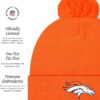 FOCO NFL Team Logo Basic Pom Beanie Hat