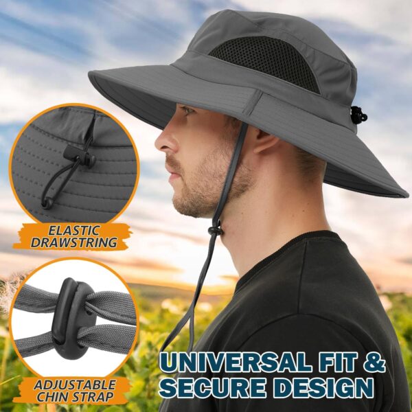 EINSKEY Wide Brim Sun Hat, UPF 50+ UV Protection Waterproof ...