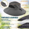 EINSKEY Wide Brim Sun Hat, UPF 50+ UV Protection Waterproof ...