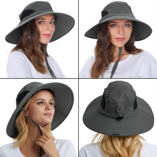EINSKEY Wide Brim Sun Hat, UPF 50+ UV Protection Waterproof ...