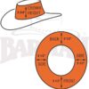 Wide Brim Foldaway Bronco Cooler Leather Hat - Item 2080