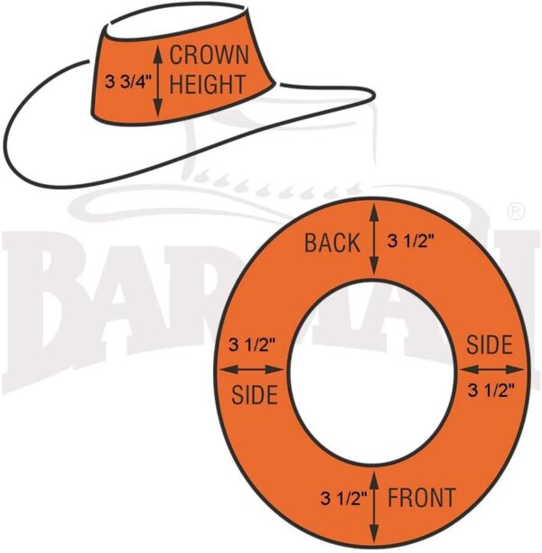 Wide Brim Foldaway Bronco Cooler Leather Hat - Item 2080