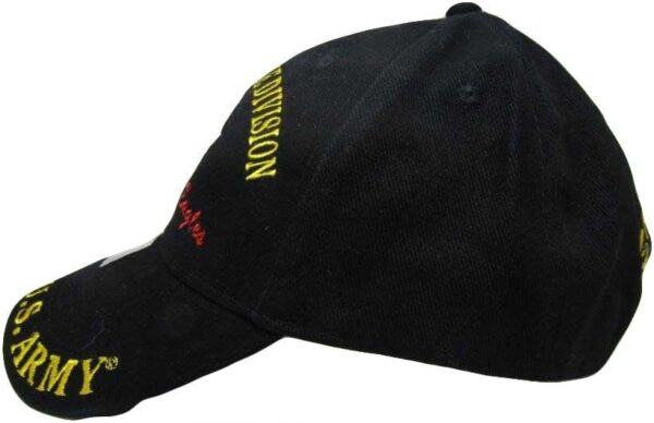 Army 101st Airborne Screaming Eagles Division Black Embroide...