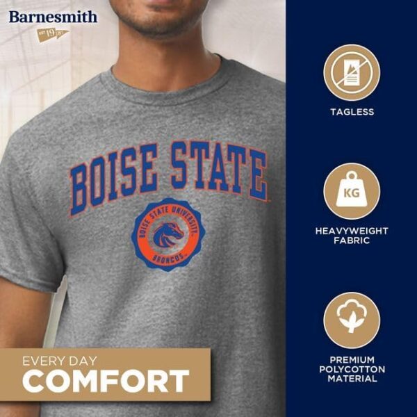 Barnesmith Short Sleeve T-Shirt, Unisex, Heritage Logo, NCAA...