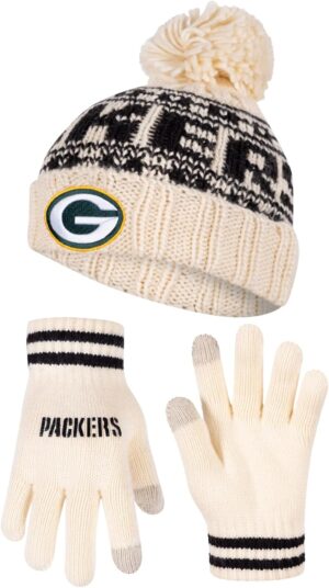 Ultra Game Youth NFL Official Super Soft Cable Knit Winter B...
