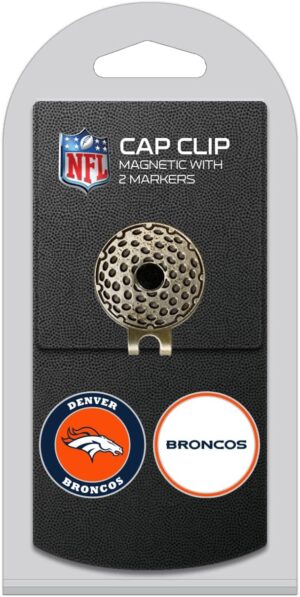 Team Golf NFL Golf Cap Clip with 2 Removable Double-Sided En...