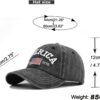 Cot-Oath Mens Baskeball Cap Women Hat - American Flag Hat Un...