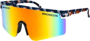 FOCO Men's NFL Team Logo Large Frame Sunglasses