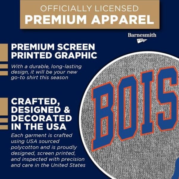 Barnesmith Short Sleeve T-Shirt, Unisex, Heritage Logo, NCAA...