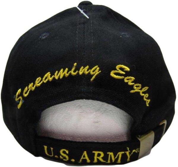 Army 101st Airborne Screaming Eagles Division Black Embroide...