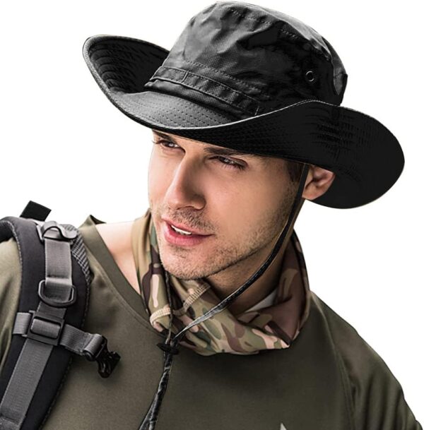 Sun Hats for Men Women Bucket Hat UPF 50+ Boonie Hat Foldabl...