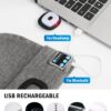 Wmcaps Bluetooth Beanie with a Light, Unisex USB Rechargeabl...