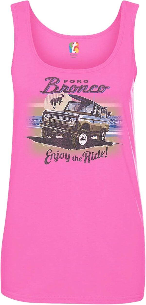 Ford Bronco Women's Tank Top Enjoy The Ride Offroad SUV Lice...