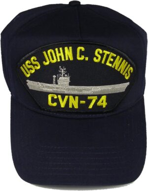 USS John C. Stennis CVN-74 HAT - Navy Blue - Veteran Owned B...