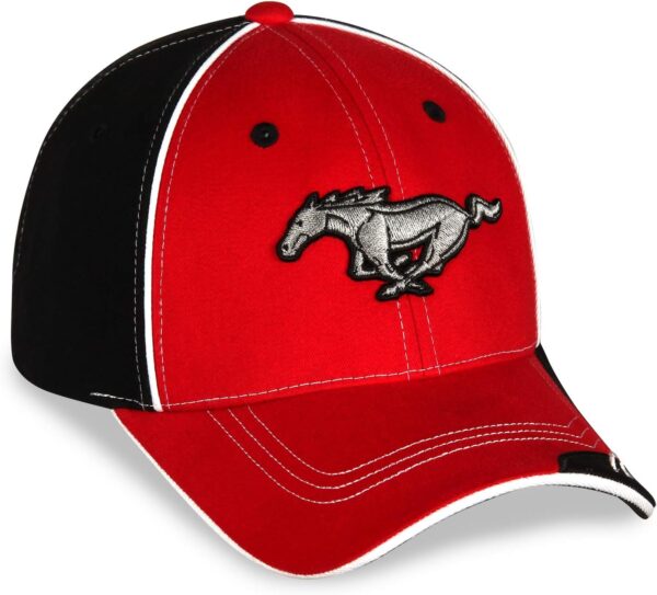 Ford Mustang Baseball Cap for Men - Logo Car Racing Hat Red ...