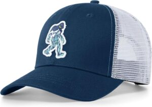 Mesh Bigfoot Hat Leather Cap for Men- Great Snapback Closure...