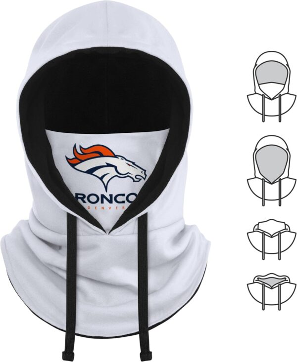 FOCO NFL unisex-adult Nfl Team Logo White Drawstring Winter ...