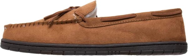 FOCO Men's NFL Football Team Logo Moccasin Slippers