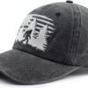 Bigfoot American Flag Hat for Men Women, Funny Adjustable Co...