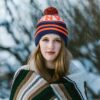 Vintage Classic Skull Cap Beanie Hat Cuffed Winter Hat Knit ...